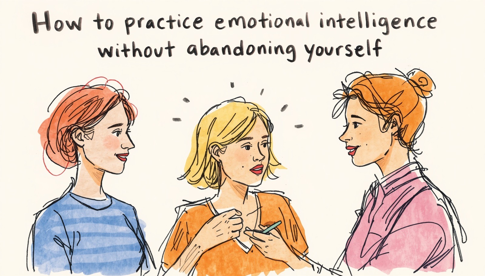 How to practice emotional intelligence without abandoning Yourself, FREE PDF