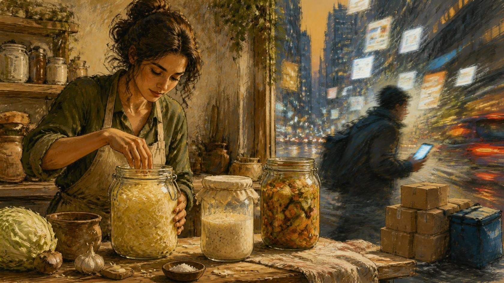 Why fermenting food is the opposite of modern life